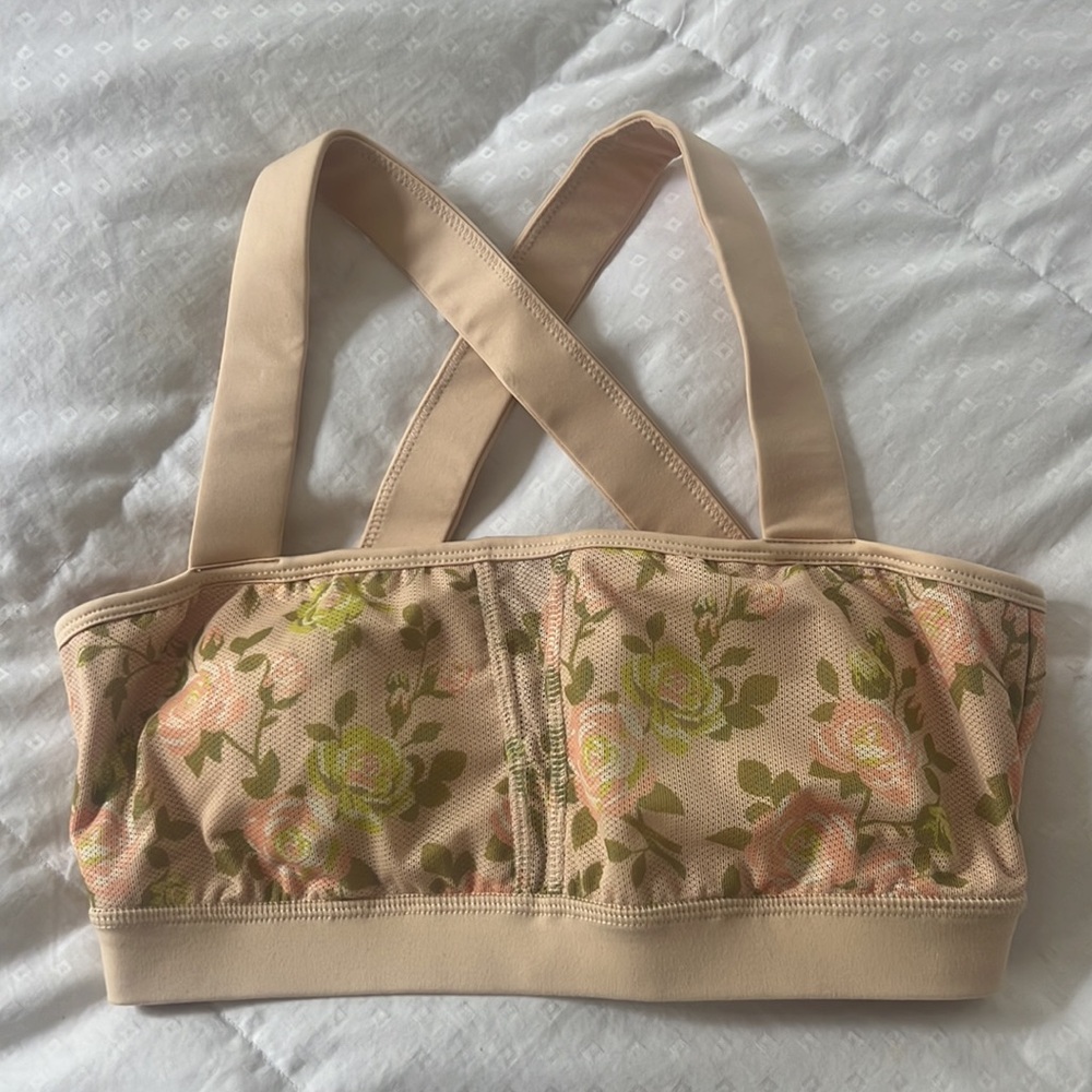 Floral Beige Women's Top